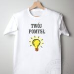 T-shirt męski z dowolnym nadrukiem - twój projekt