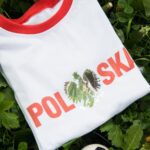 Body/Koszulka kibica Polski ze złotym lub srebrnym godłem