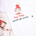 Koszulka/Body świąteczne z nadrukiem Drogi Mikołaju