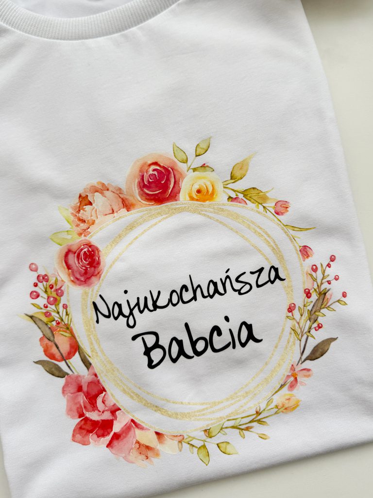 Koszulka Najukochańsza Babcia