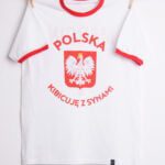 Koszulka z napisem Polska kibicuję z synami-Marcin rozmiar L