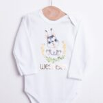 Body/koszulka z króliczkiem i imieniem dla dziewczynki