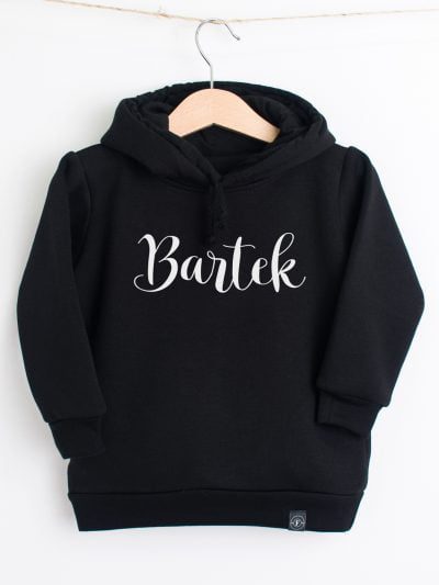 Bluza z kapturem i imieniem dziecka