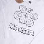 Koszulka z długim rękawem kolorowanka Marika rozmiar 110