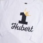 Koszulka z długim rękawem rozmiar 86 na roczek z imieniem Hubert