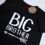 Koszulka czarna z krótkim rękawem Big brother rozmiar 116