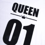 Koszulka damska biała standardowa Queen 01 rozmiar XL