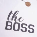 Koszulka męska biała rozmiar S The Boss