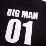 Koszulka męska czarna rozmiar XL standard Big Man 01
