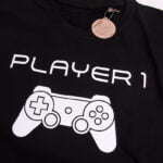 Koszulka męska czarna rozmiar XL standard  Player 1