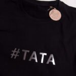 Koszulka męska czarna rozmiar XL standard Tata