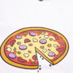 Koszulka męska biała rozmiar S Pizza