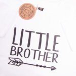 Koszulka biała z krótkim rękawem rozmiar 98  Little brother