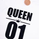 Koszulka biała damska rozmiar XL standard Queen 01 na plecach