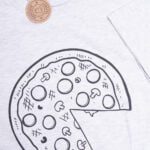 Koszulka męska szara standard Pizza rozmiar XL
