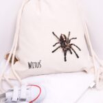 Plecak worek z pająkiem i z imieniem