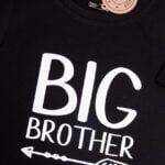 Koszulka czarna z krótkim rękawem Big brother rozmiar 122