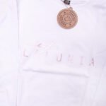 Koszulka biała z długim rękawem rozmiar 116 Niezła lalunia
