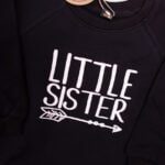 Bluza czarna Little sisters rozmiar 74
