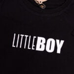 Koszulka czarna z krótkim rękawem LittleBoy w rozmiarze 86