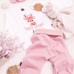 Różowe półśpiochy dla niemowlat