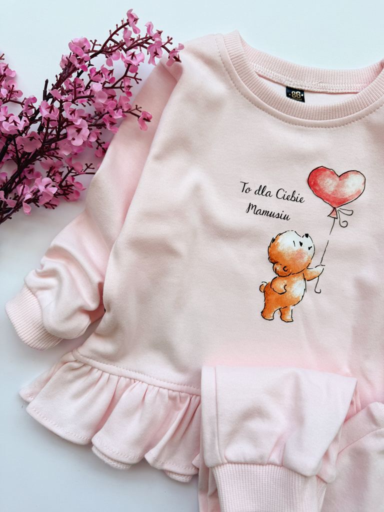 Komplet bawełniany Serduszko dla Mamusi