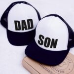 Komplet czapek z daszkiem dad & son