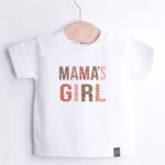 Body/koszulka Mama's Girl nadruk z motywem zwierzęcym