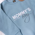 Niebieski pajac mommy's little boy rozmiar 62