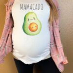 Koszulka ciążowa z nadrukiem Mamacado