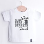 Body/koszulka z nadrukiem pandy dla młodszego brata/siostry