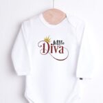 Białe body/koszulka dla małej modnisi