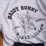 Koszulka męska z nadrukiem Daddy bunny