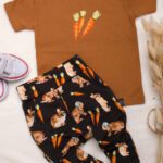 Koszulka dziecięca z nadrukiem marchewek