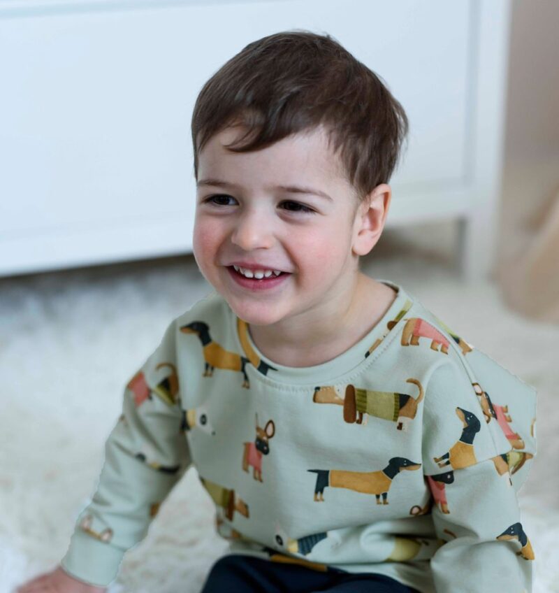 Bluza dziecięca w pieski - obrazek 5