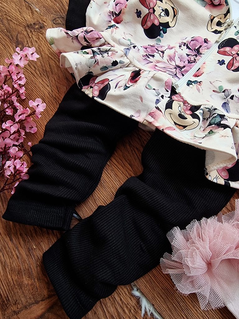 Dziewczęcy komplet myszka Minnie - obrazek 3