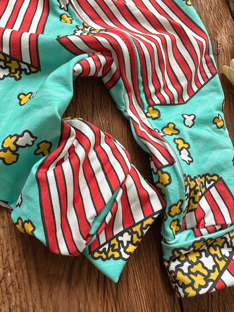 Pajac niemowlęcy na suwak popcorn - obrazek 3