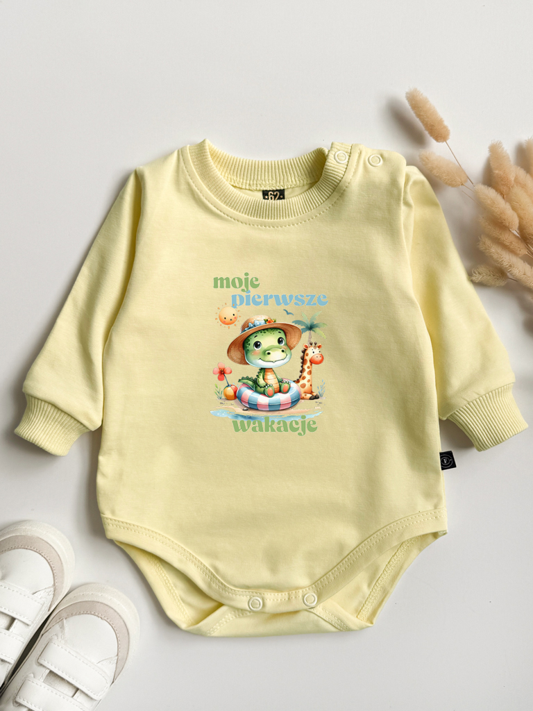 Body niemowlęce dino moje pierwsze wakacje