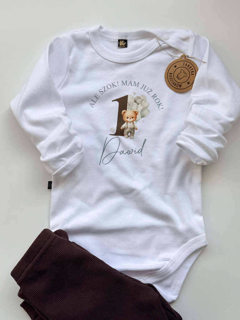 Body Ale szok! Mam już rok! misio