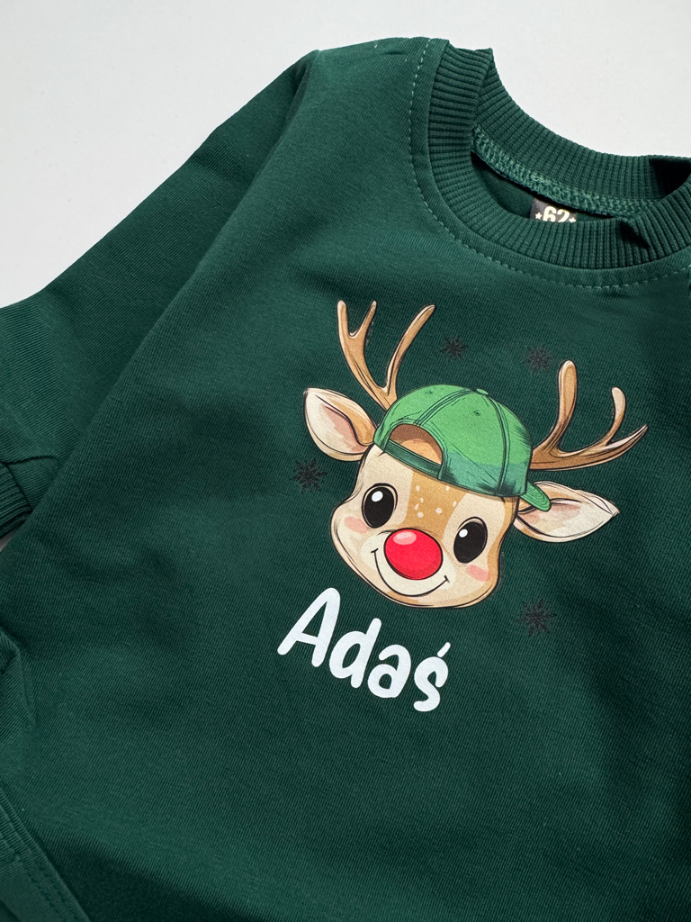 Body niemowlęce z buźką renifera