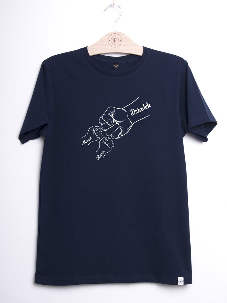 Koszulka dla Dziadka z nadrukiem pięści