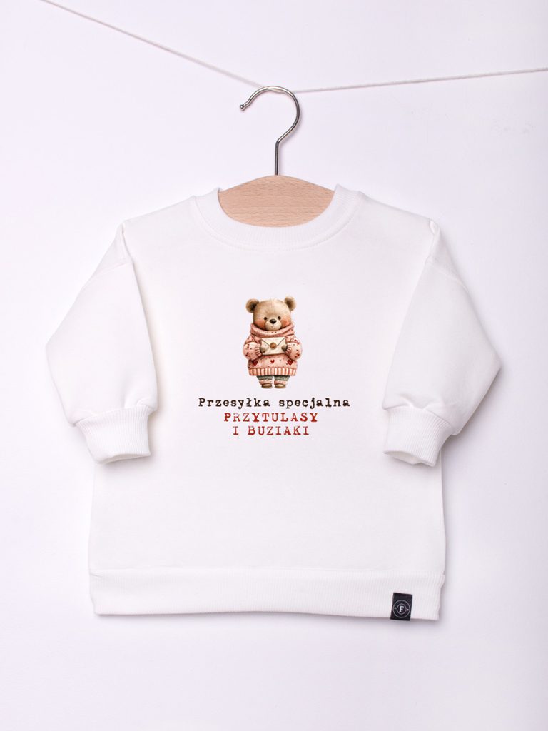 Bluza dziecięca z nadrukiem Przesyłka specjalna Przytulasy i Buziaki