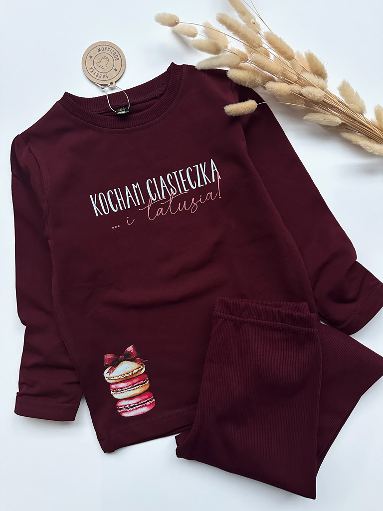 Koszulka dziecięca Kocham ciasteczka...i tatusia