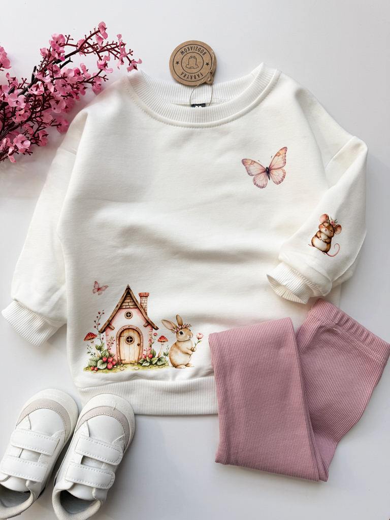 Bluza dziecięca leśny domek