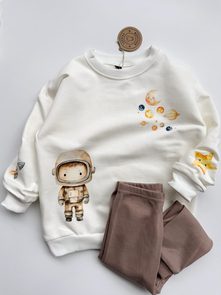 Bluza dziecięca kosmos