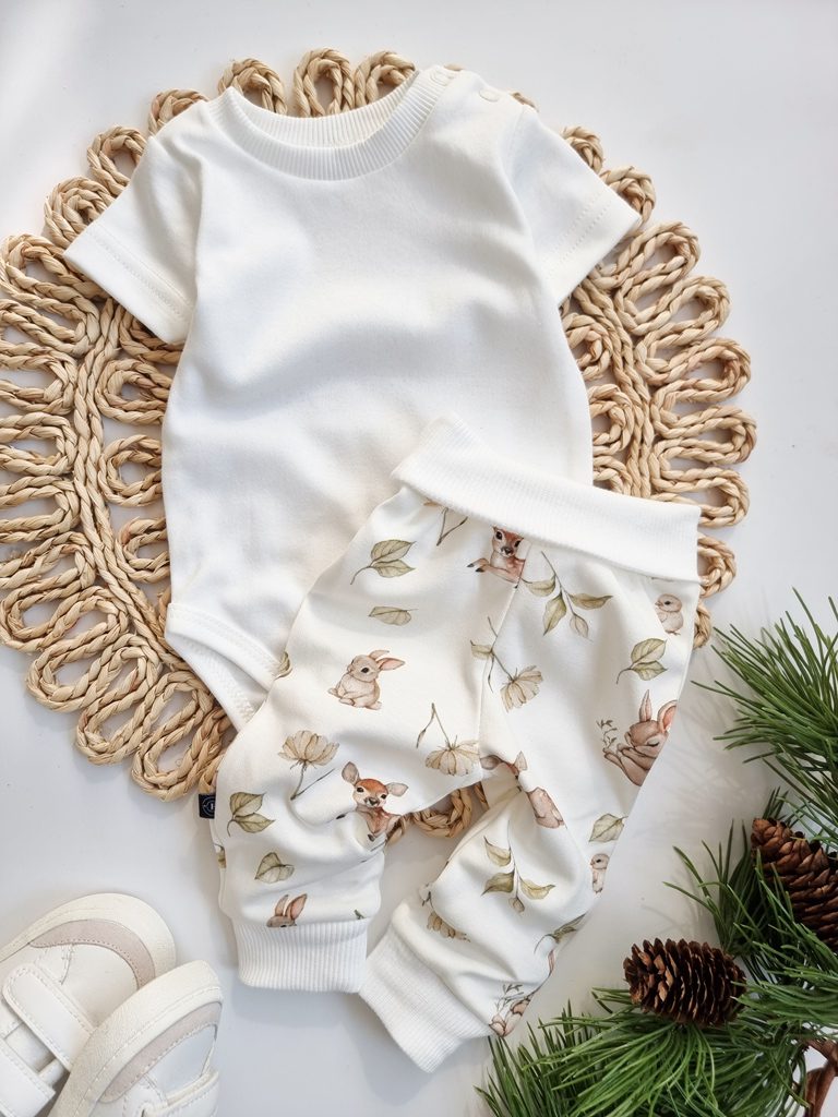 Spodnie niemowlęce Jelonek i przyjaciele - obrazek 3