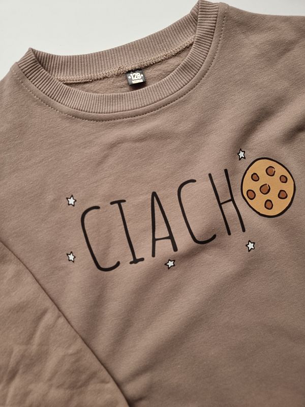 Bluza kawowa ciacho rozmiar 128