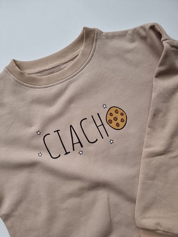 Bluza kawowa ciacho rozmiar 128