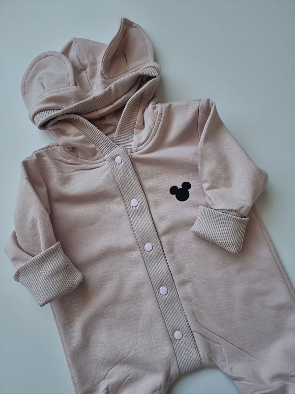 Kombinezon różowy logo myszki rozmiar 56