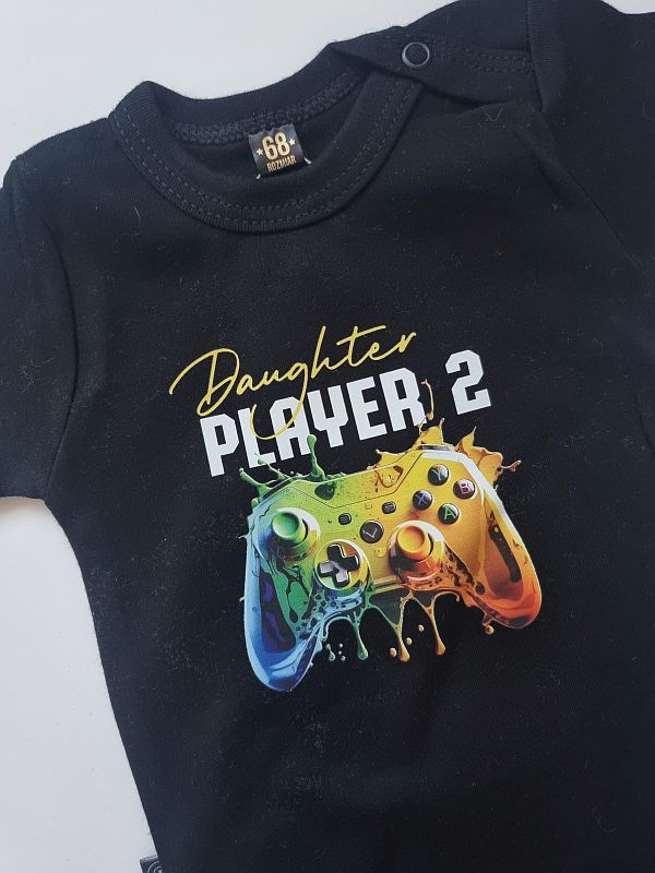 Body czarne krótki rękaw pad rozmiar 68